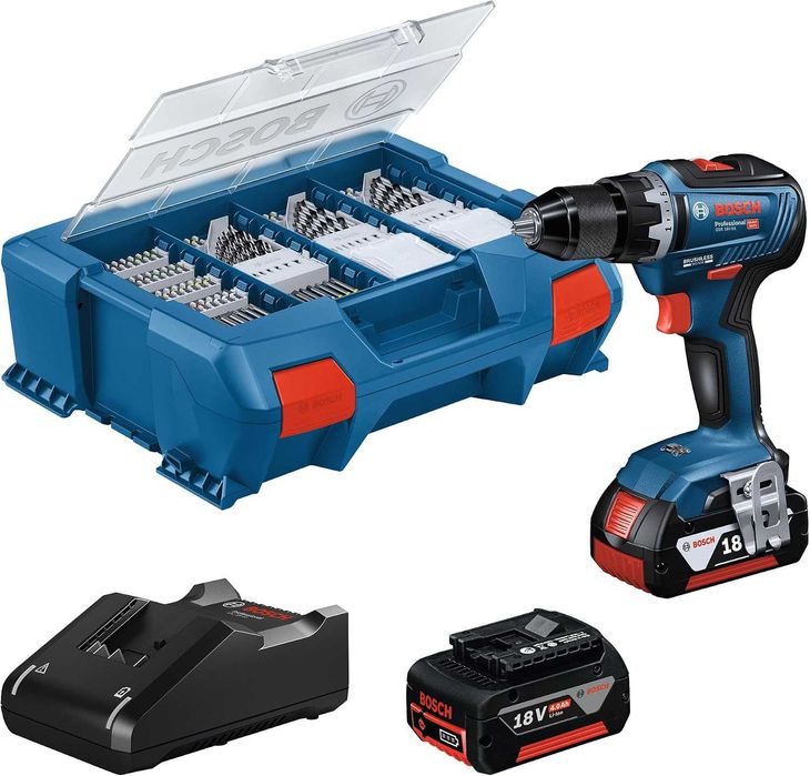 Нов Акумулаторен Винтоверт Bosch Professional GSR 18V-55, 2 Години Гаранция