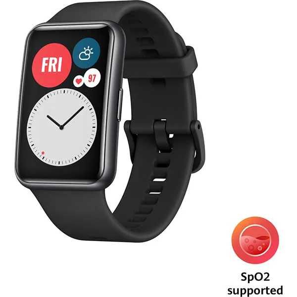 Smartwatch Huawei Watch Fit Sakura Pink Roz, Black Negru Nou, Sigilat