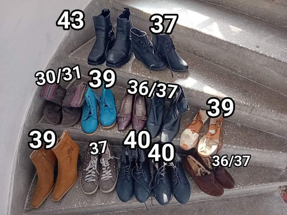 Incaltaminte dama si o pereche de barbat. Marimi 36, 37, 38 ,39, 40, 4