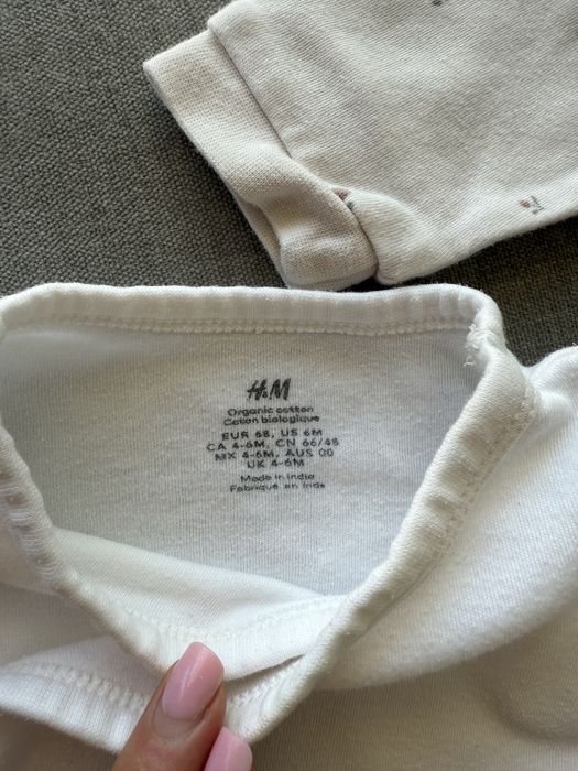 Set body salopeta si caciulita H&M, marime 68