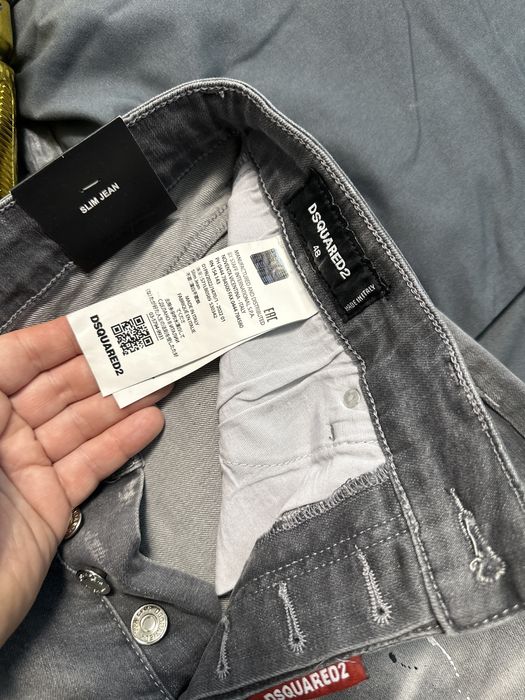 Blugi Dsquared2 gri Premium model nou