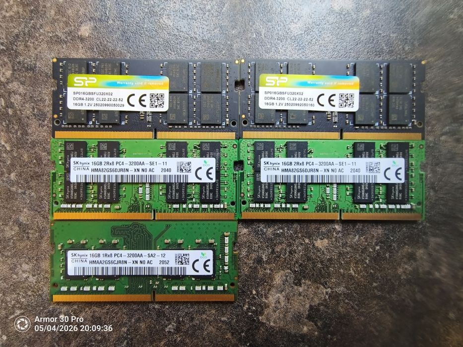 RAM DDR4 16GB 3200Hz