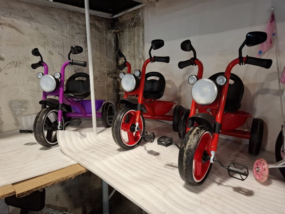 Treh kolesni bars velosipedi pradayu