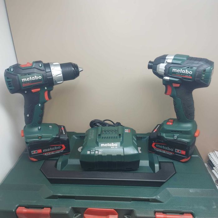 Мощен безчетков комплект METABO 18V