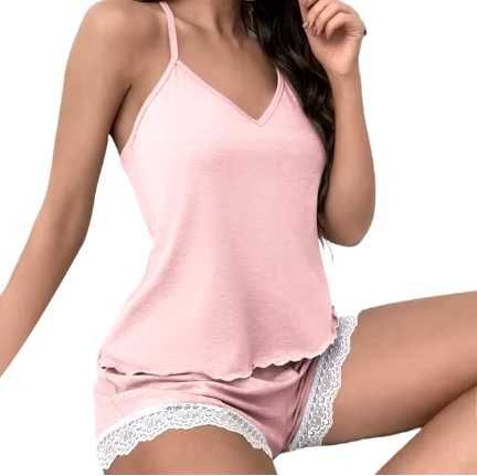 Дамска секси пижама с дантела