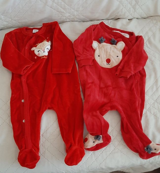 Бебешки коледни гащеризони+ подарък