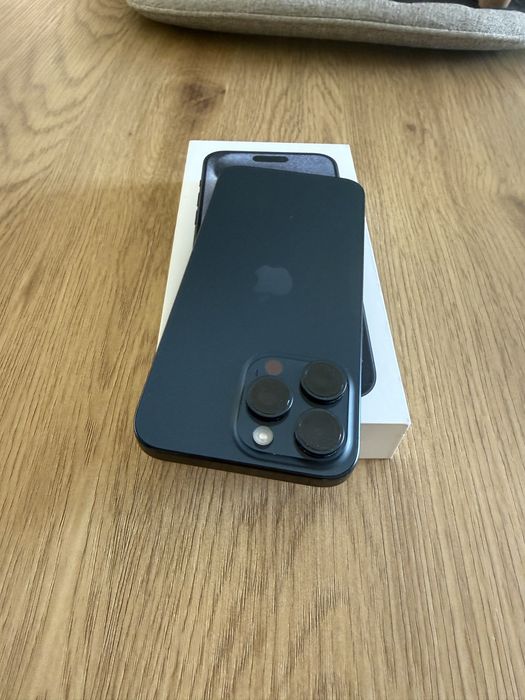 iPhone 15 Pro Max Blue 100% Battery
