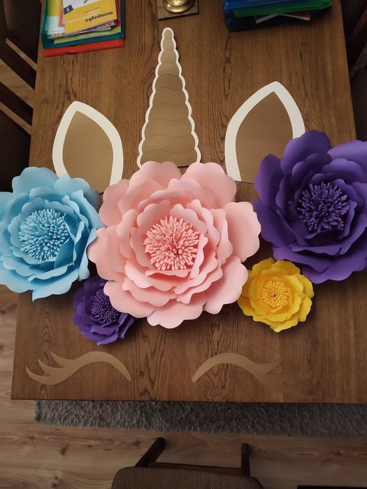 Цветя от хартия/картон