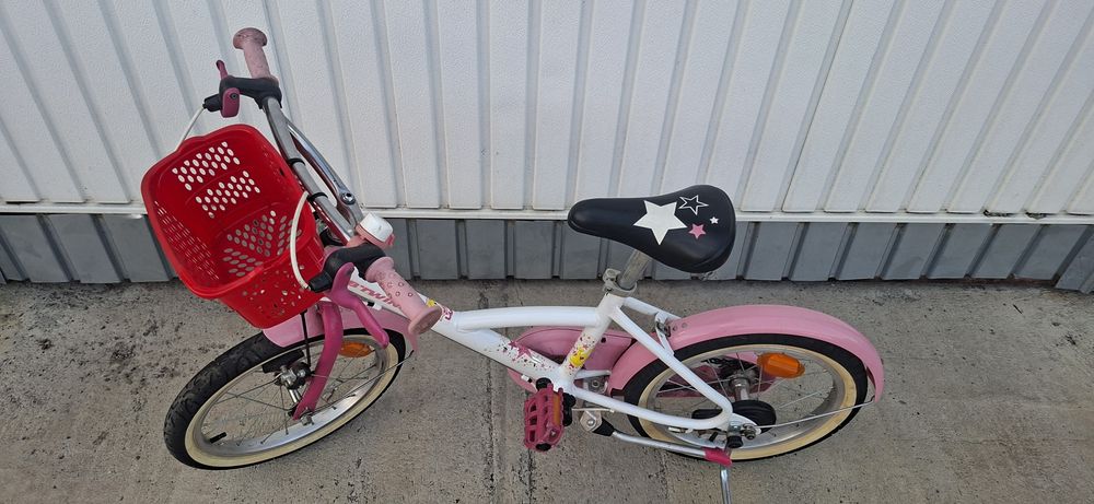 Bicicleta Btwin 16", pentru copii 4-7 ani.