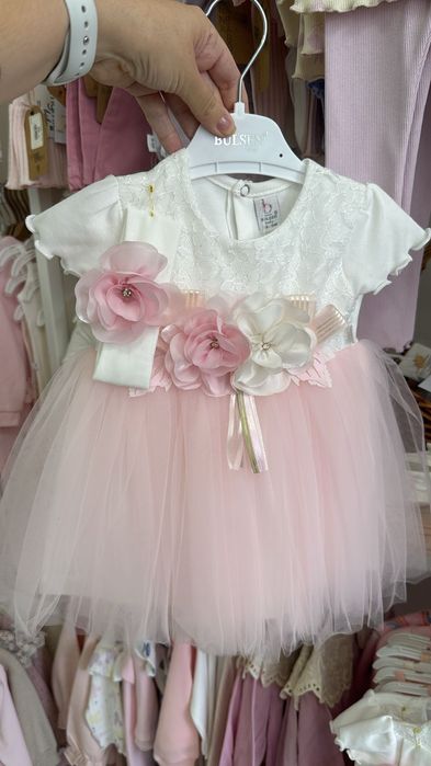 Нарядное детское платье на годик