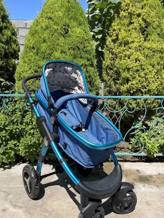Синяя Детская Коляска