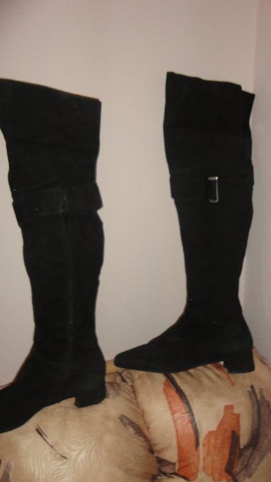 Високи ботуши от ест.кожа-40ном.