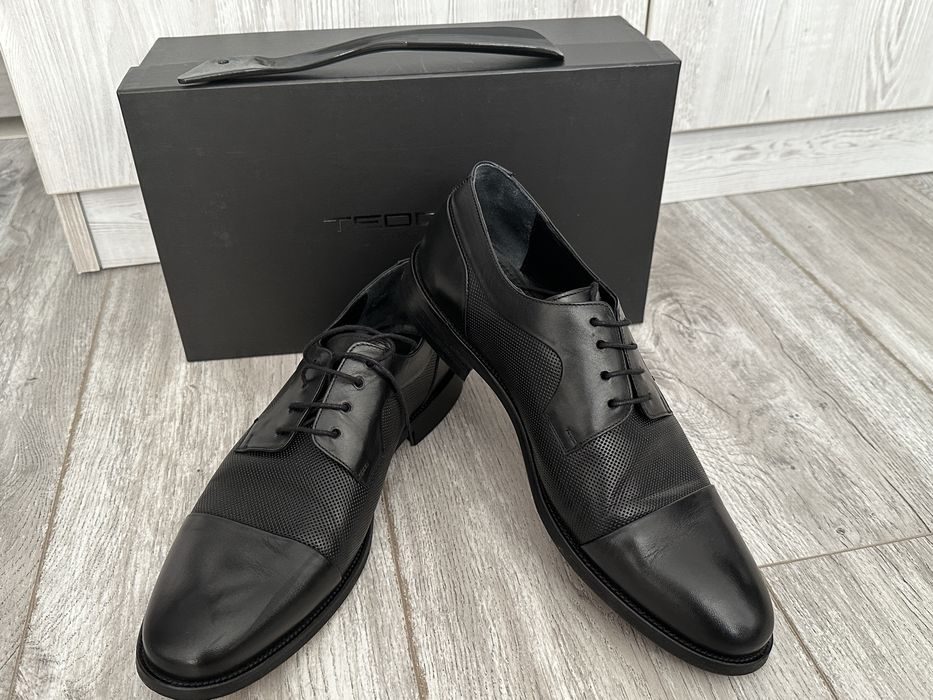 Официални мъжки обувки - естествена кожа Teodor