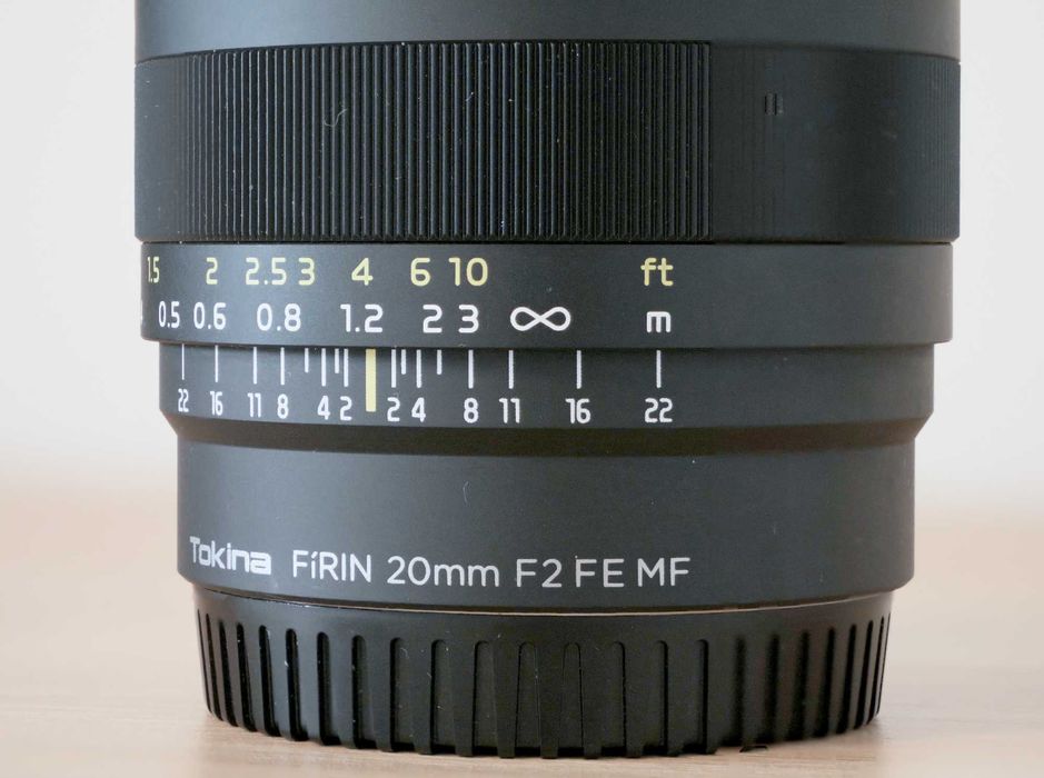 Tokina FiRIN 20mm f/2.0 MF - Sony E
