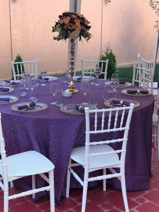 Fete/Fata de masa Evenimente Rotunde/Dreptunghiulare