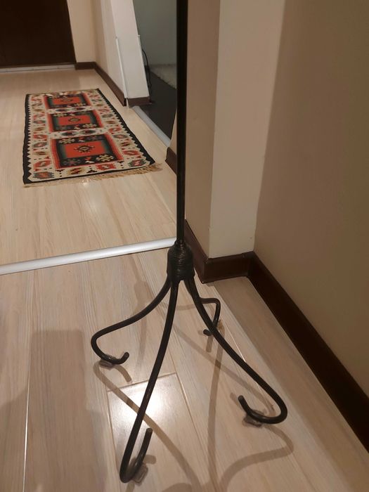 Suport 5 lumanari din fier forjat  1200mm