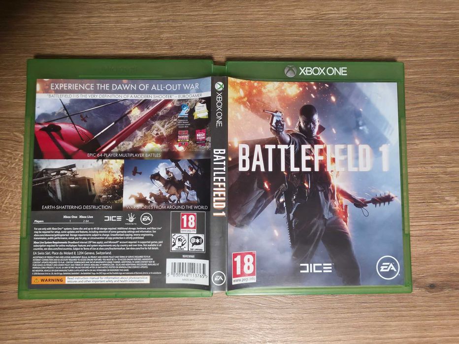 Battlefield 1 за Xbox One | Пълен комплект с книжки | Добро състояние