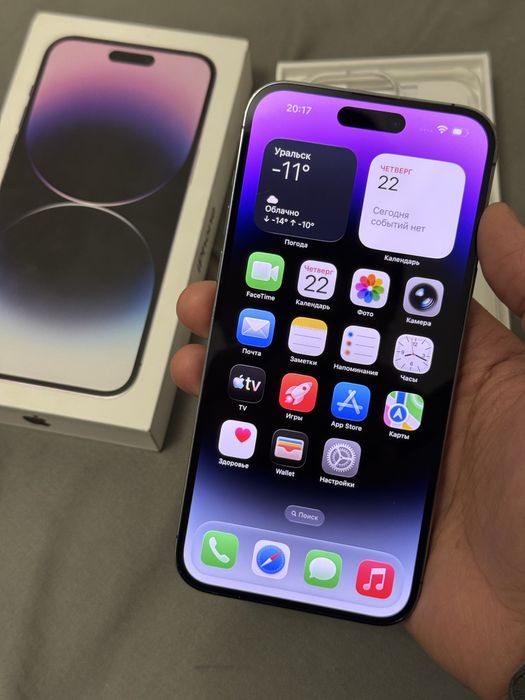  iPhone 14pro max 5G 128gb AH/A deep purple