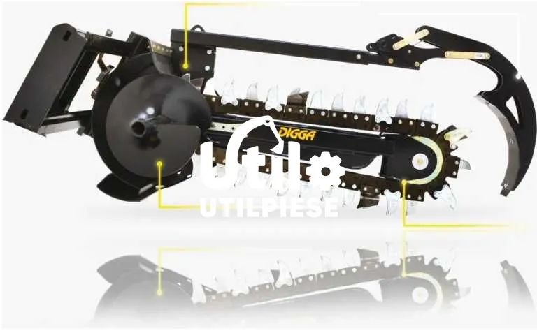 trencher sapare santuri excavator 8t buldoexcavator tractor