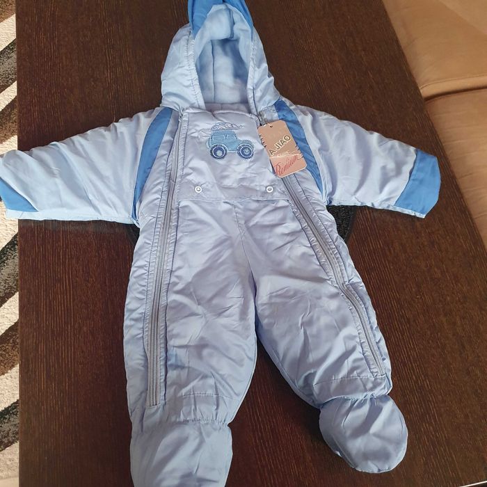 Ескимос с топъл полар за момчета -18м