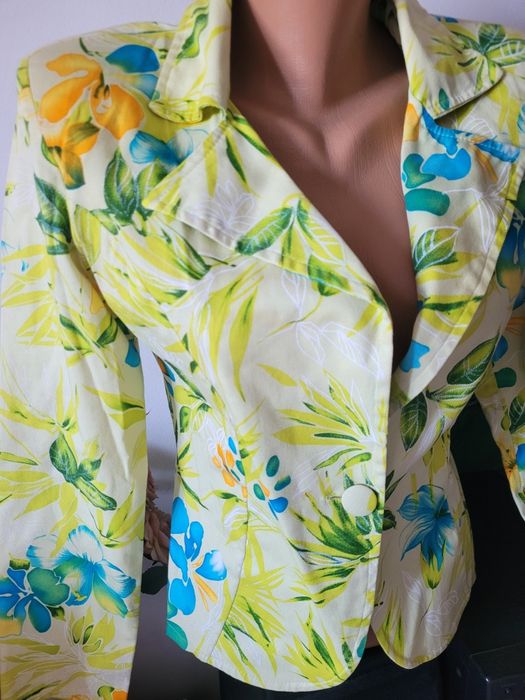 Sacou damă elegant imprimeu floral