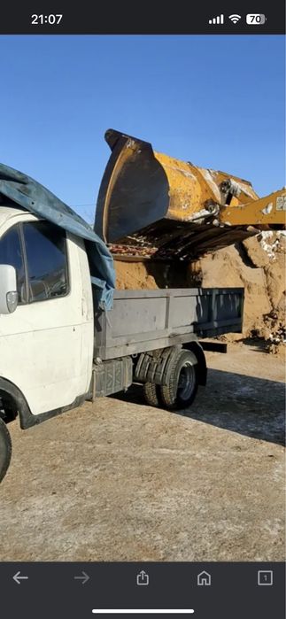 Газель песок щебень мусор