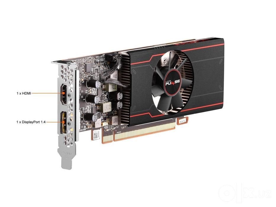 Видеокарта Sapphire Pulse AMD Radeon RX 6400 4GB GDDR6: 150 у.е ...