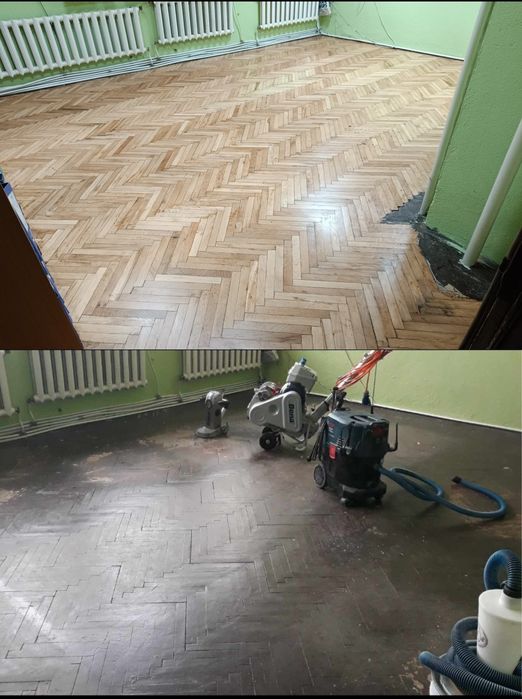 Циклене-8€кв.м, шлайфане-9€кв.м на паркет и дюшеме- гр Благоевград