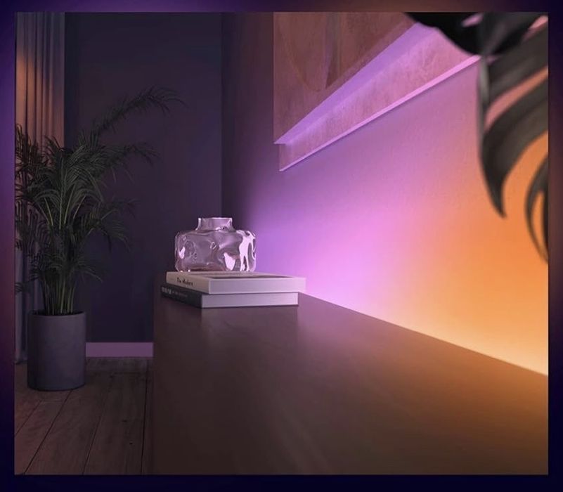 Philips Hue Gradient Ambiance Lightband, extensie de 1 m
