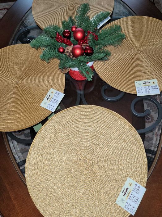 Set 2 suporturi farfurii pentru masa