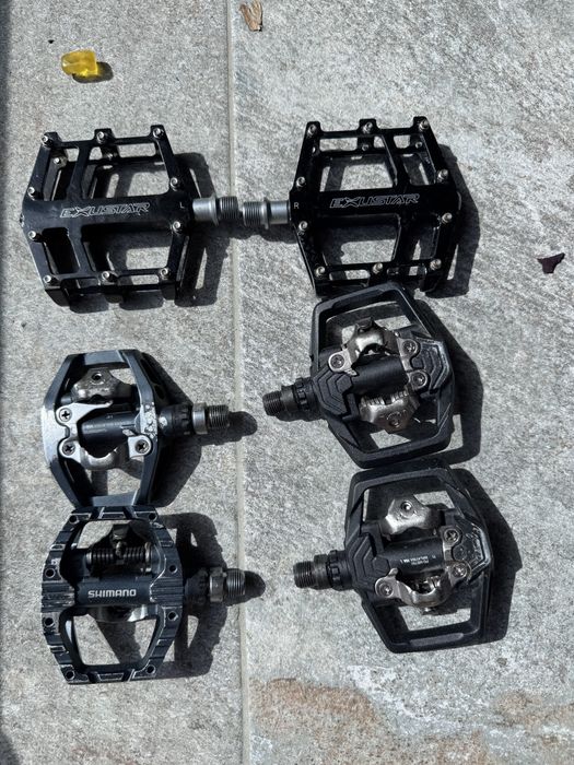 Pedale shimano, exustar, platforma si spd