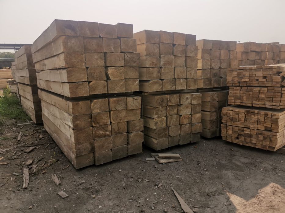 Новые Шпалы Пропитанные и Белые, Брус