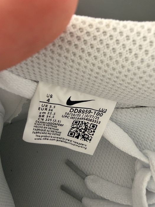 Vand Air-Force1 White