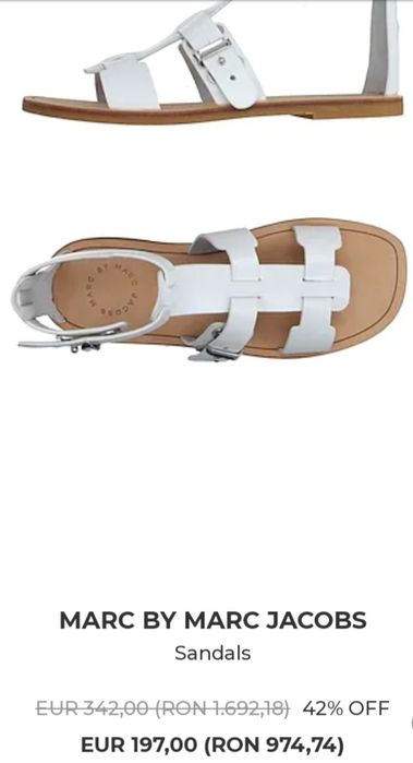 Marc By Marc Jacobs sanda piele naturala nr 36/37