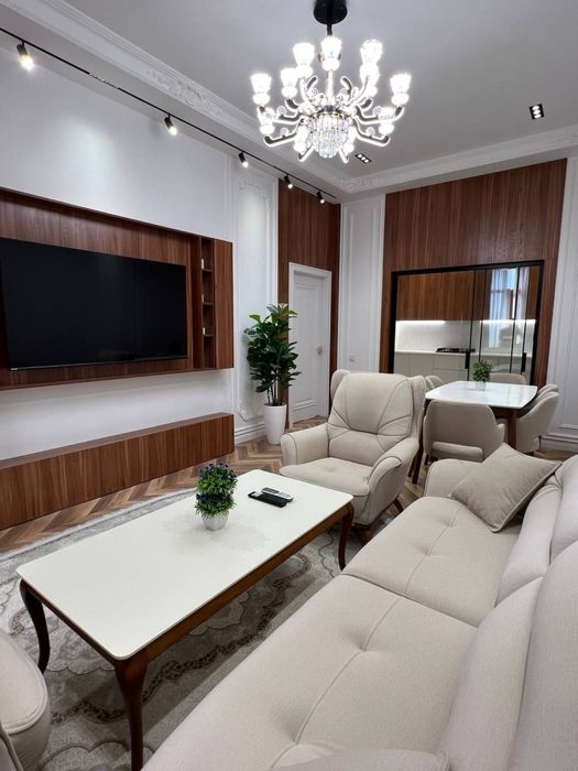 Жк Kazakhstan! 3 комнаты 105 м2 новый ремонт! Еще никто не жил!