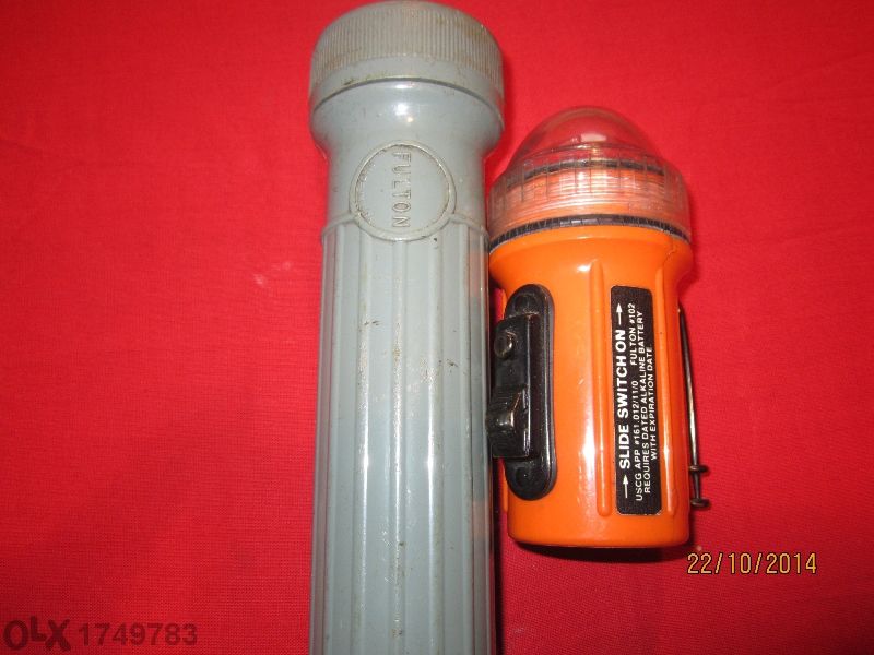 прожектор с антикварна стойност Fulton Mx993/u Military flashlight +ин