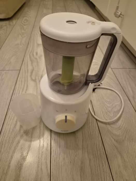 Aparat de gatit cu abur si blender 2in1 Philips Avent SCF870/20, pahar gradat, 1 viteza