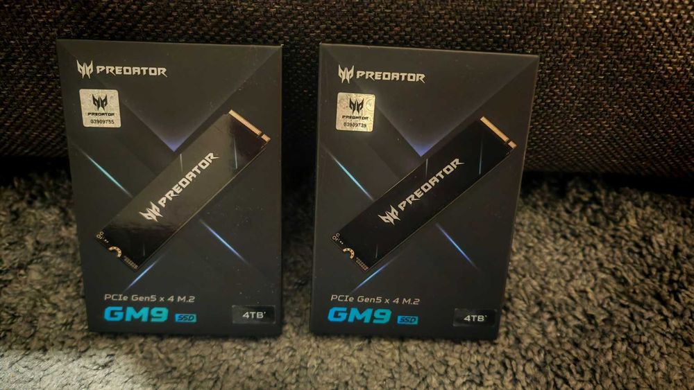 НОВ ! Acer Predator GM9 SSD 4TB, 14500 MB/s NVMe SSD Gen5 Диск