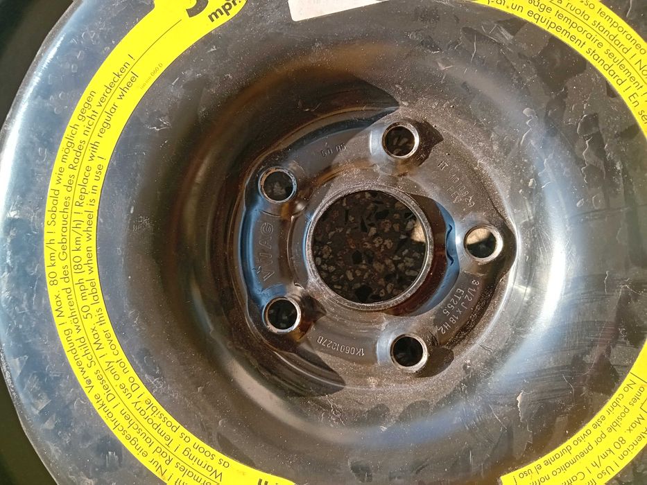 Резервни гуми (патерици) 16,17 ,18 и 19 цола 5х112