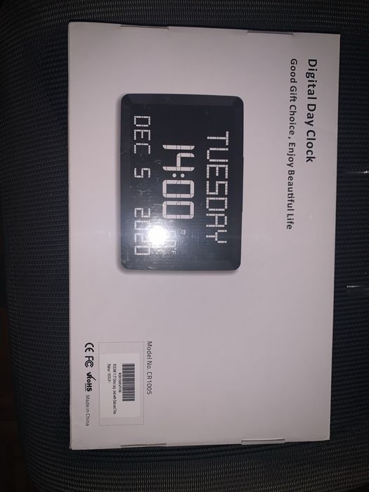 Digital Day Clock cr 1005