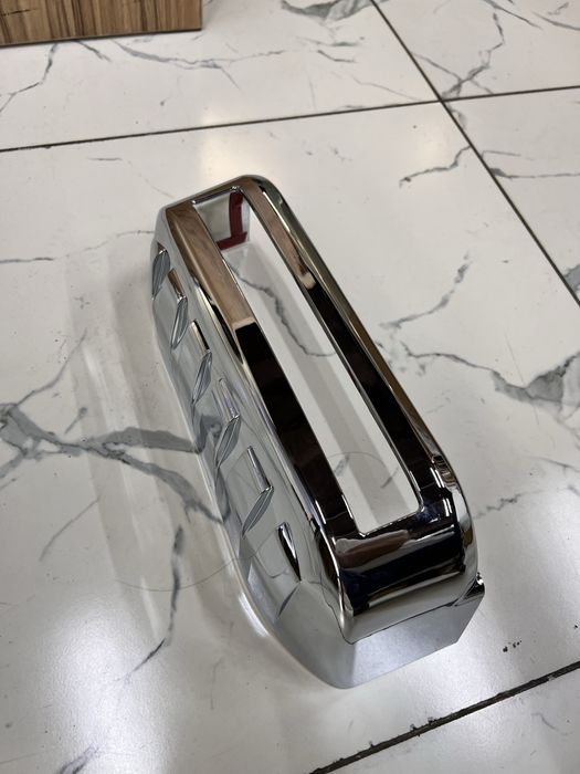 Prado 150 хром на подномерник прадо 150 хром накладка на подомерник