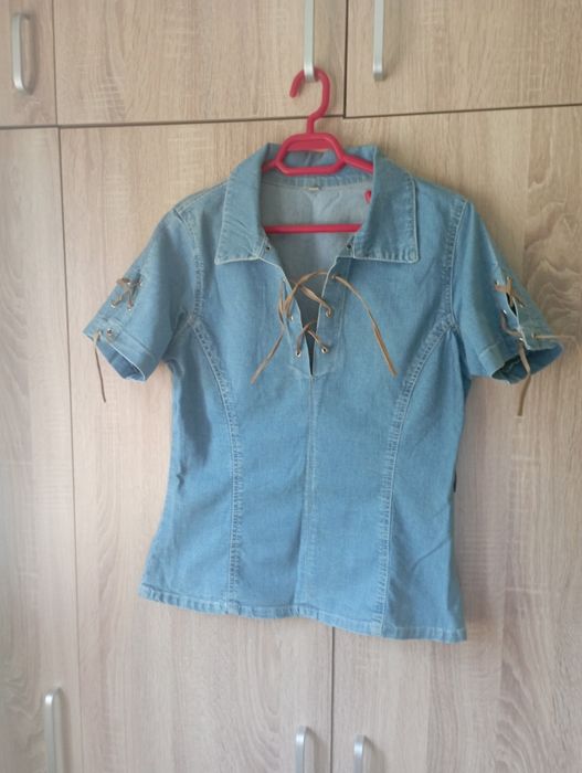 Bluza denim femei