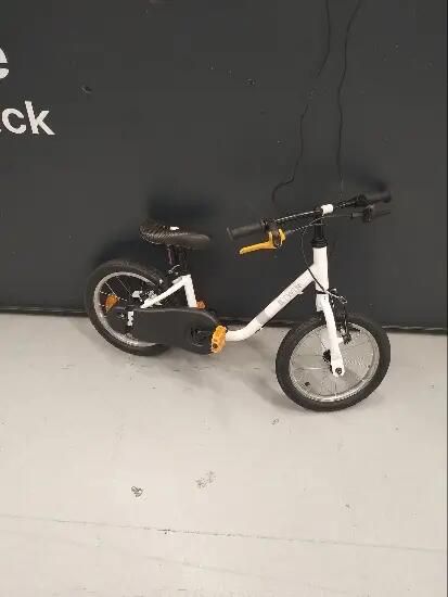Bicicletă Discover 100 14" alb copii 90-110 - (SecondHand) Decathlon