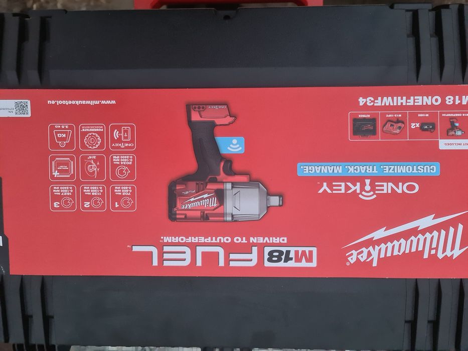 Filetanta impact  Milwaukee M18ONEFHIWF34 -502X