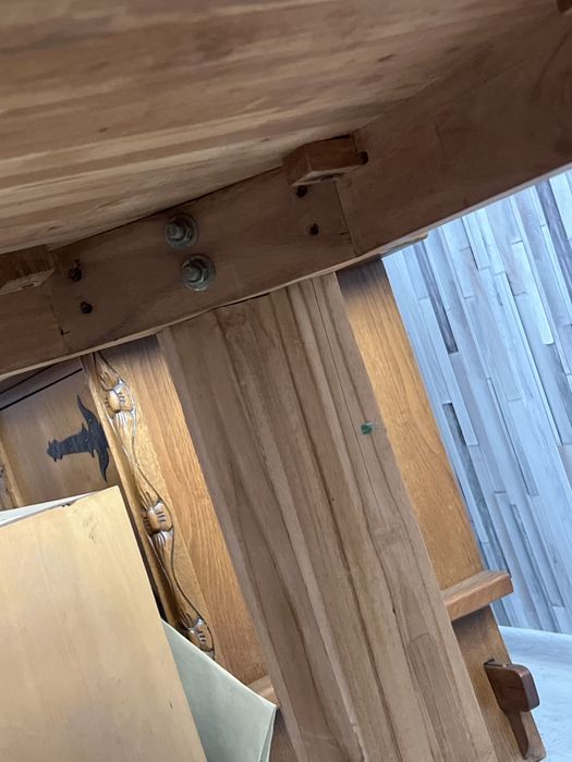 Уникална!Трапезна дъбова маса!