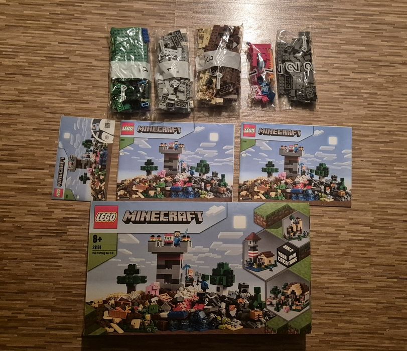 LEGO Minecraft - Cutie de crafting 3.0, 21161, 564 piese