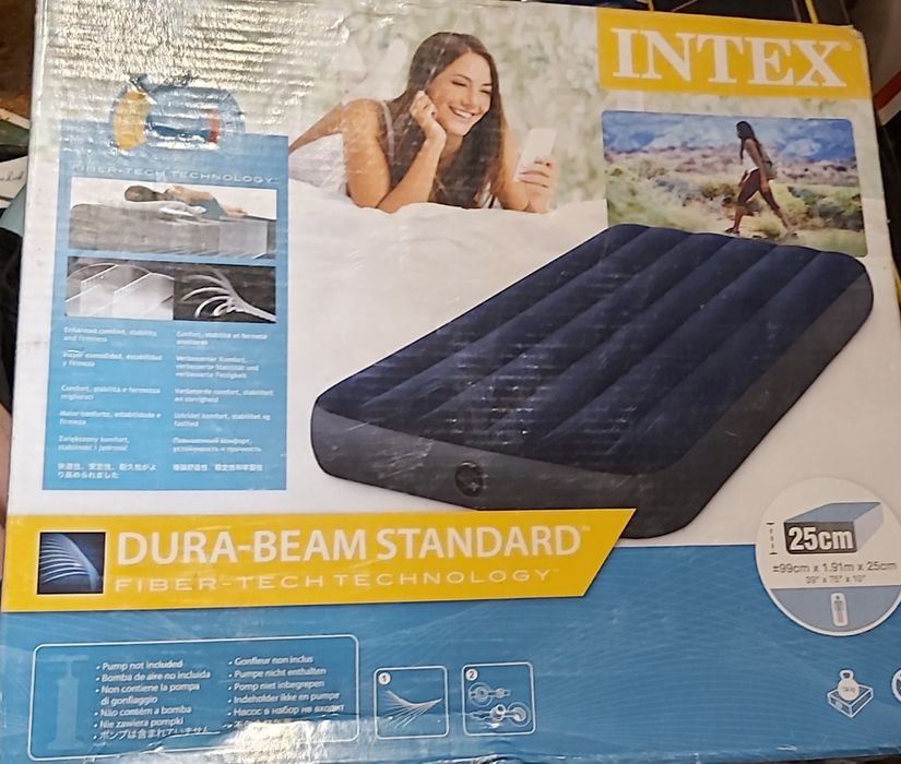 Saltea Gonflabilă noua dim 1,91 x 89 x25 cm.nou preț fix