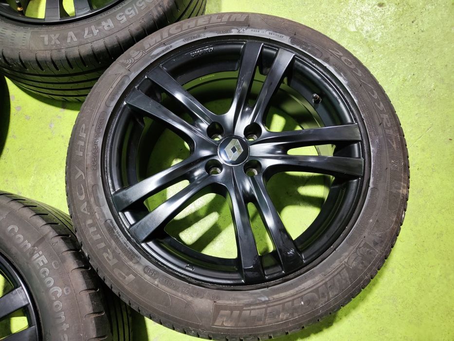 17 4x100 Renault лети джанти 4х100  черни