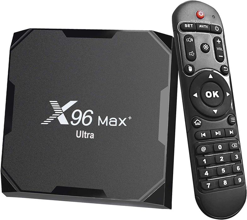 Android TV Box X96 MAX+ ULTRA Android 11 DualBand WiFi BT гаранция