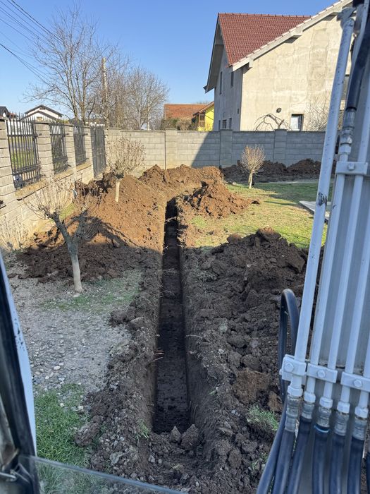 Săpături miniexcavator de orice fel